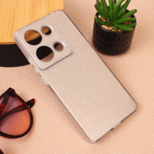 Maska Sparkle Dust za Xiaomi Redmi Note 13 Pro 4G srebrna