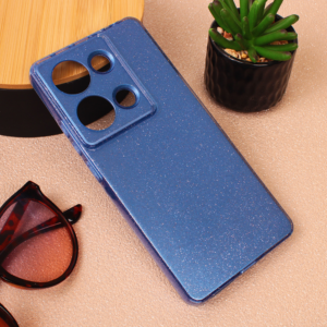 Maska Sparkle Dust za Xiaomi Redmi Note 13 Pro 4G svetlo plava